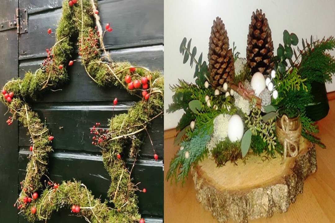 Workshop kerststukken maken in dorpshuis BuBeClu